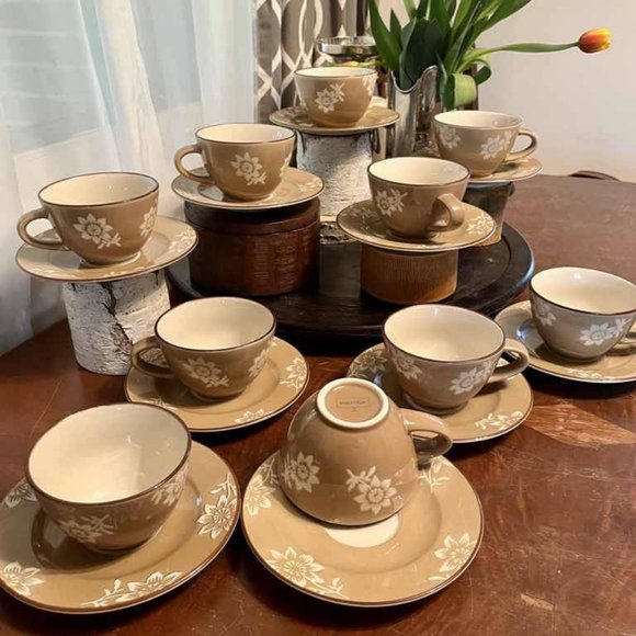 Nautica Island Flower Tea Cup & Saucer Set | Vintage Nautica Pattern 929 - Picture 7 of 16